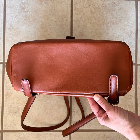 Vera Bradley Mesa Brown Big Sky Leather Backpack Bag - Picture 11 of 13